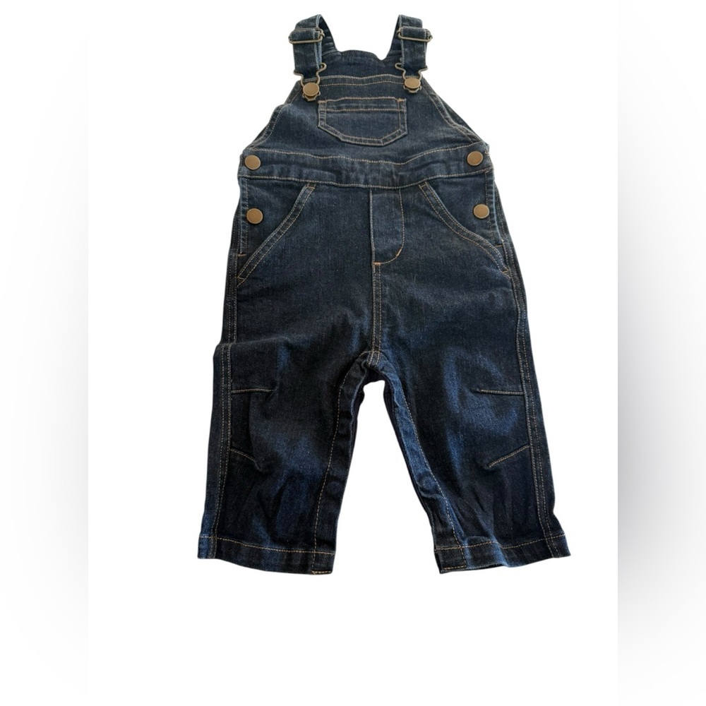 Hanna Andersson Dark Blue Denim Overalls